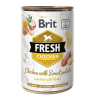 Brit Fresh Kurczak i słodkie ziemniaki mokra karma dla psa